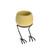 Birdie Plant pot Yellow 15cm