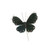 9.5cm Butterfly W/Glitter Spray Black (Pk12) (6/120)