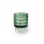 Tealightholder Saskia green H8 D7 cm