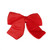 Red Plush Bow 16"x19" (48cm) 