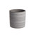 Light Grey Pattern Cement Pot