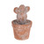 Aged Terracotta Cactus Ornament