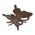 Cast Iron Butterfly Wall Decoration