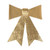 Sequin Bow Gold 35Cm