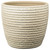 Porto Ceramic Pot Wiped Cream (W17 X H15cm)