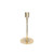 Covent Garden Tulip Candle Stick Raw Bright Gold H27cm