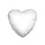 18" Heart - White