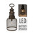 Lantern LED Rustic Look 35.5cm