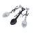 BLACK/WHITE SPOONS 3 ASSORTED