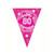Pink Holographic 80Th Banner