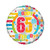 18" Unisex Happy 65th Birthday