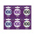 Age 100 Small Badges (6 assorted per perforated card) (5.5cm)  (6)