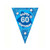 Blue Holographic 60Th Birthday Banner