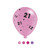 Age 21 Pink Birthday Latex Balloons pk of 8 (1/48)