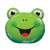 14" Frog Balloon - Inflated