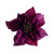 Poinsettia With Clip Purple 17Cm