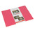 SINGLE FREEFORM PLACEMAT CERISE/ORANGE