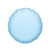 Light Blue Circle Balloon - 18 Inch