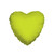 Lime Green Heart Balloon - 18 Inch