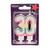 30 Double Age Candles Multicolour