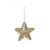 Gold Glittered Star Hanger 12cm