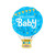 Welcome Baby Hot Air Balloon Blue  - 18 Inch