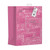 Ed Gift Bag Female Pink Text Large