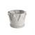 Ceramic Pot With Zig Zag Design 14cm