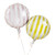 Stripe Balloons Pink And Yellow