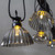 Set of 10 Warm White LED Umberella Shell Lamp Lights 3.8m 2 Functions.