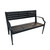 3 seater Aluminium Bench 125x60x85cm