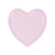 Pink Ceramic Heart Plate