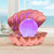 Seashell Lamp Metallic Rosegld