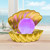 Seashell Lamp Metallic Gold