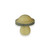 Wooden Mushroom Natural Polish 7.5x7.5x8cm