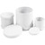 Drum boxes, white, H: 4+5+7 cm, D: 4+5+6,5 cm, 1 set