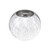 Glass Silver Crackle Ball V 17