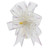 Ivory 25mm Single Organza Pull Bow on Header (20)