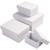 Rectangular Boxes, white, H: 3,5+4,5+5,5+6,5 cm, size 8,5x11,5+11x14 cm, 4 pc/ 1