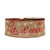 63mm x 10yds Let it Snow Cotton Nat W/Red/Wht(6/72)