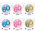 AGE 60 Small Badges 6 Assorted
