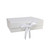 White Keepsake Box with Ribbon (22x22x6.5cm)