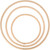 Bamboo ring, D: 15,3+20,3+25,5 cm, 3 pc/ 1 set