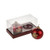 Candle Bauble Set Red 6 cm 2 Pack