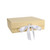 Cream Keepsake Box with Ribbon (22x22x6.5cm)