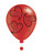 40th Ruby Anniversary Latex Balloons pk of 8 (1/48)