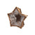 22cm Star Shaped Split Willow Basket