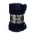 Famke fleece plaid d. blue - l180xw130cm 