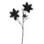 Clematis 2 Flower Spray Grey 63cm  