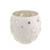 Midnight Star Candle Pot White 14Cm